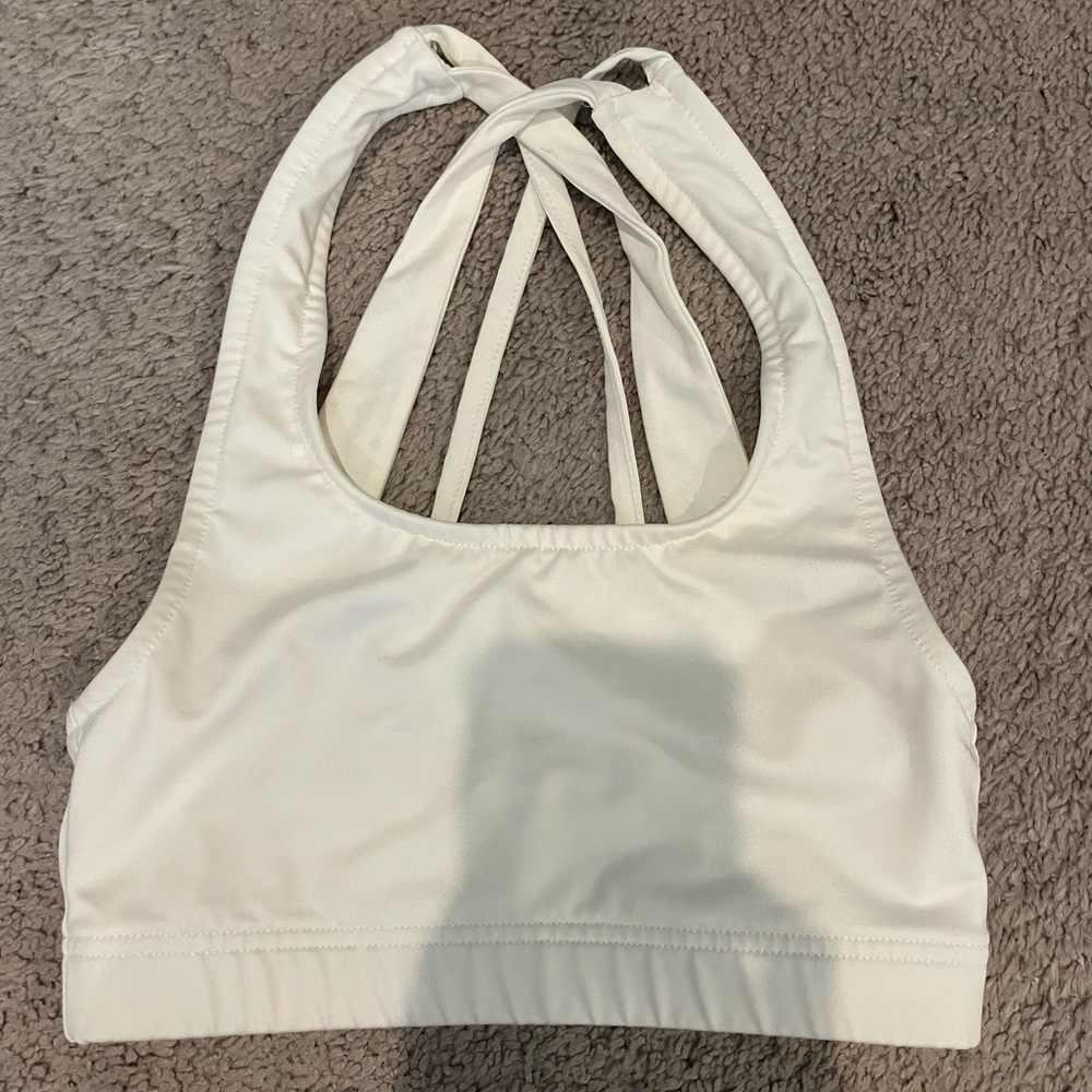 Varsity cheer Women's White Sports Bra